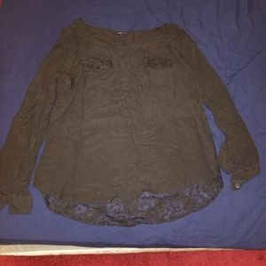 Mine too brand long sleeve blouse